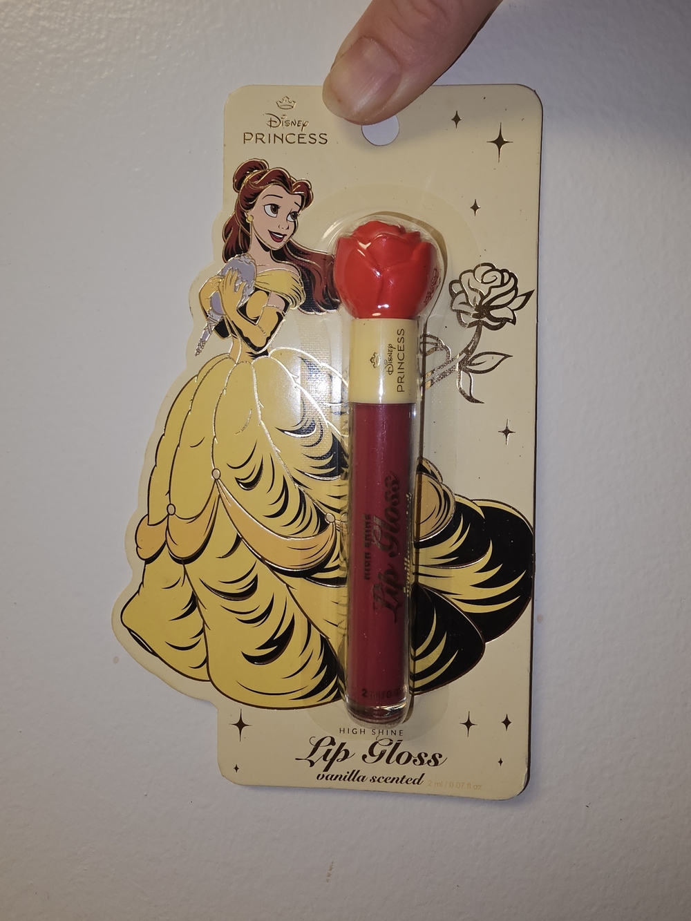 Disney Princess Belle Red Rose Lip Gloss